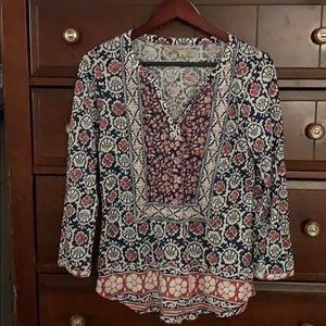 Lucky Brand 3/4 length shirt